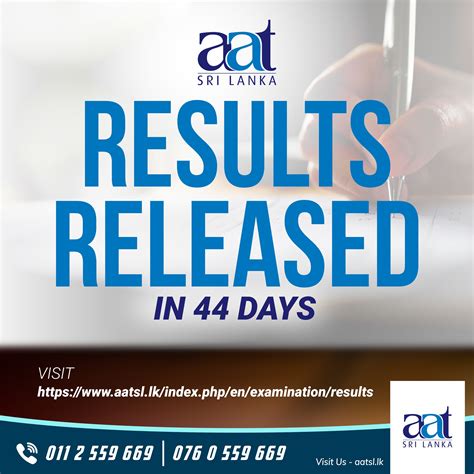 what time are aat results released|AAT Sri Lanka releases exam results .